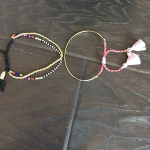 Stella & Dot Tassel bracelets
